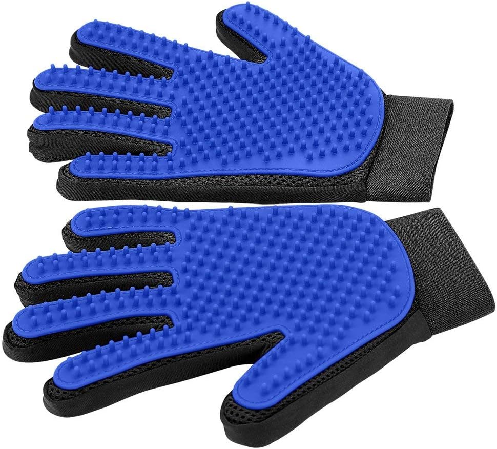 Pet Hair Removal & Grooming Gloves